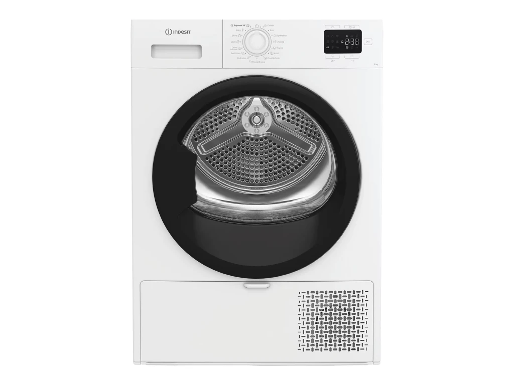 INDESIT Dryer Machine | C YD 92D WB EE | Energy efficiency class E | Front loading | 9 kg | Digital | Depth 60.7 cm | White