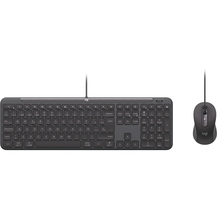 LOGITECH Signature Slim MK620 Wired Combo for Business - GRAPHITE - US INT'L - USB - N/A - INTNL-973 - USB-C