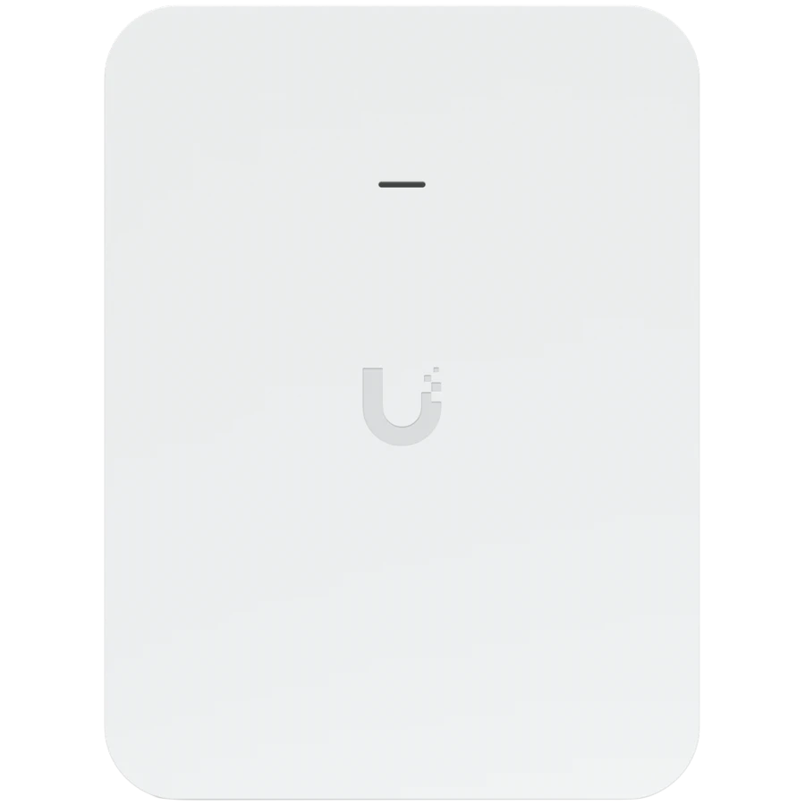 Ubiquiti U7-Pro-Wall mounted WiFi 7 AP with 6 spatial streams and 6 GHz support tailored for home builders with seamless installation options