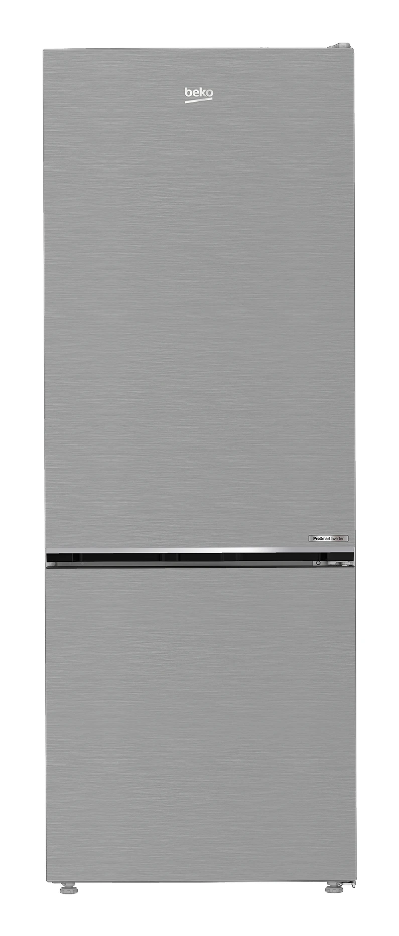 BEKO Refrigerator | B3RCNE564HXB | Energy efficiency class E | Free standing | Combi | Height 192 cm | No Frost system | Fridge net capacity 340 L | Freezer net capacity 150 L | Display | 39 dB | Stainless steel