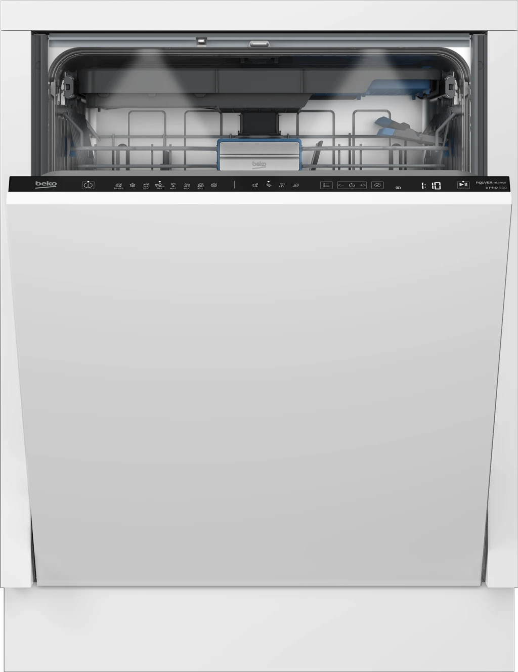 BEKO Dishwasher | BDIN38542P | Built-in | Width 60 cm | Number of place settings 15 | Number of programs 8 | Energy efficiency class C | Display | AquaStop function | White