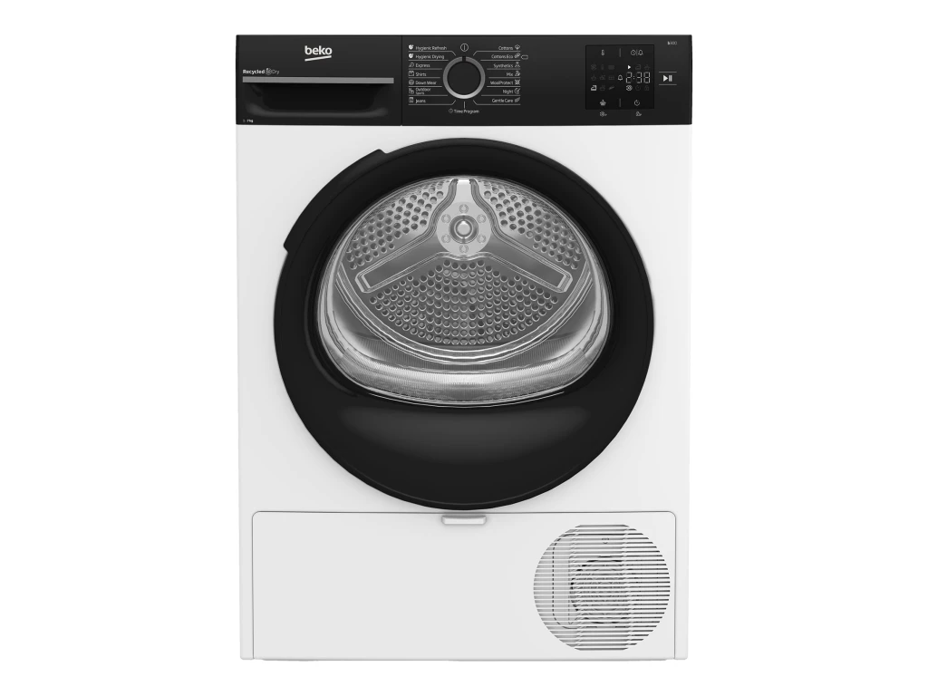 BEKO Dryer Machine | BM3T37249WBB | Energy efficiency class C | Front loading | 7 kg | Digital | Depth 54.5 cm | White