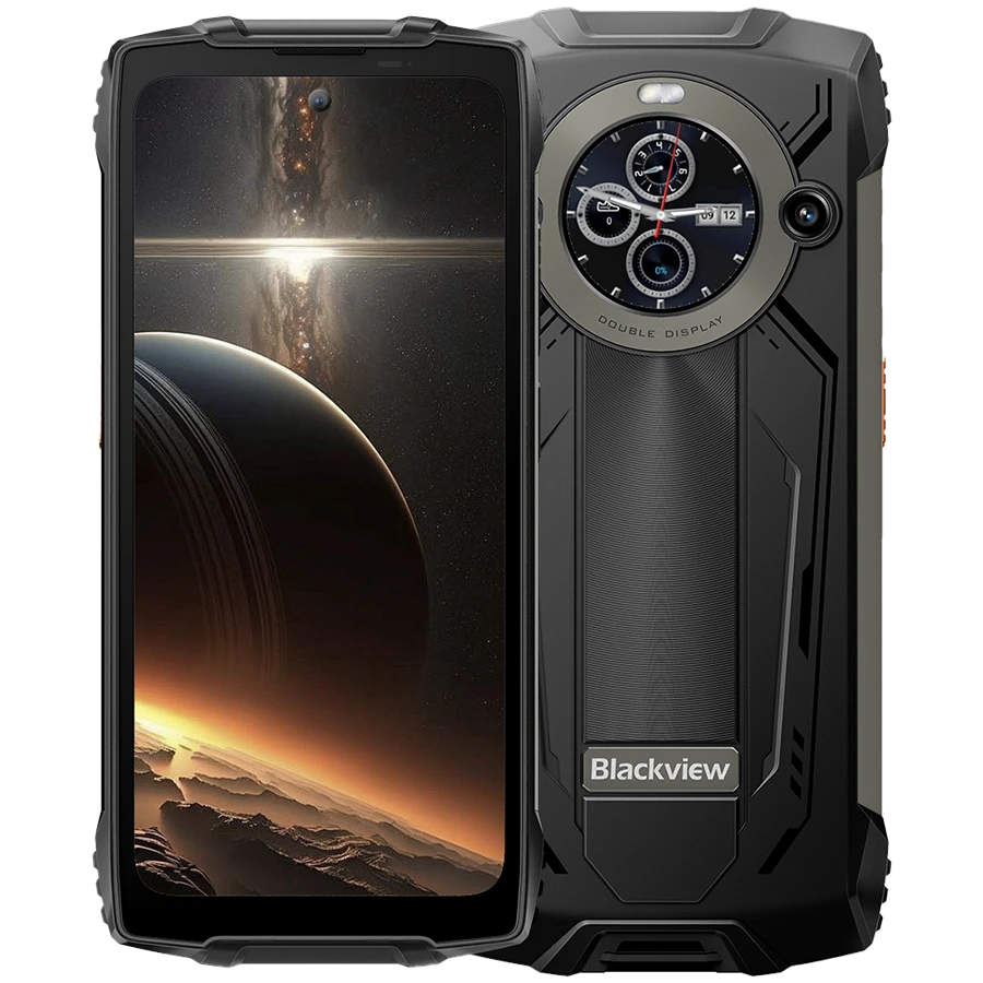 Blackview Rugged BV8200 LTE 6.5-inch FHD+IPS 1080x2400 120Hz Corning 3th + 1.3-inch 360x360 12+256GB MT8781 Octa-core 2.2GHz 8800mAh NO Charger CAM Front 32MP Rear 50+13MP IP68/IP69K/MIL-STD-810H NFC Fingerprint  Black