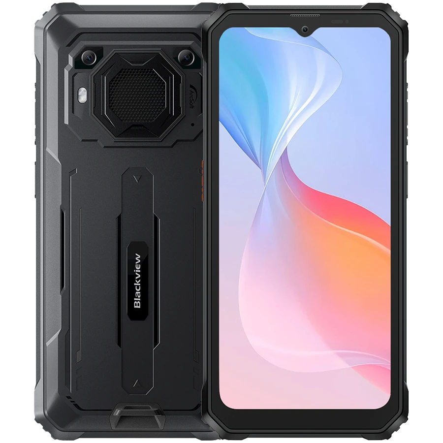 Blackview BV6200Pro 6.56" HD+ Helip P35 (Octacore 2.3Ghz) 6GB+128GB DS TF Card (1Tb Max) CAM 8+13+0.3MP 13000mAh IP68&IPK69 MIL-SPEC 810H No Charging Android 14 Black