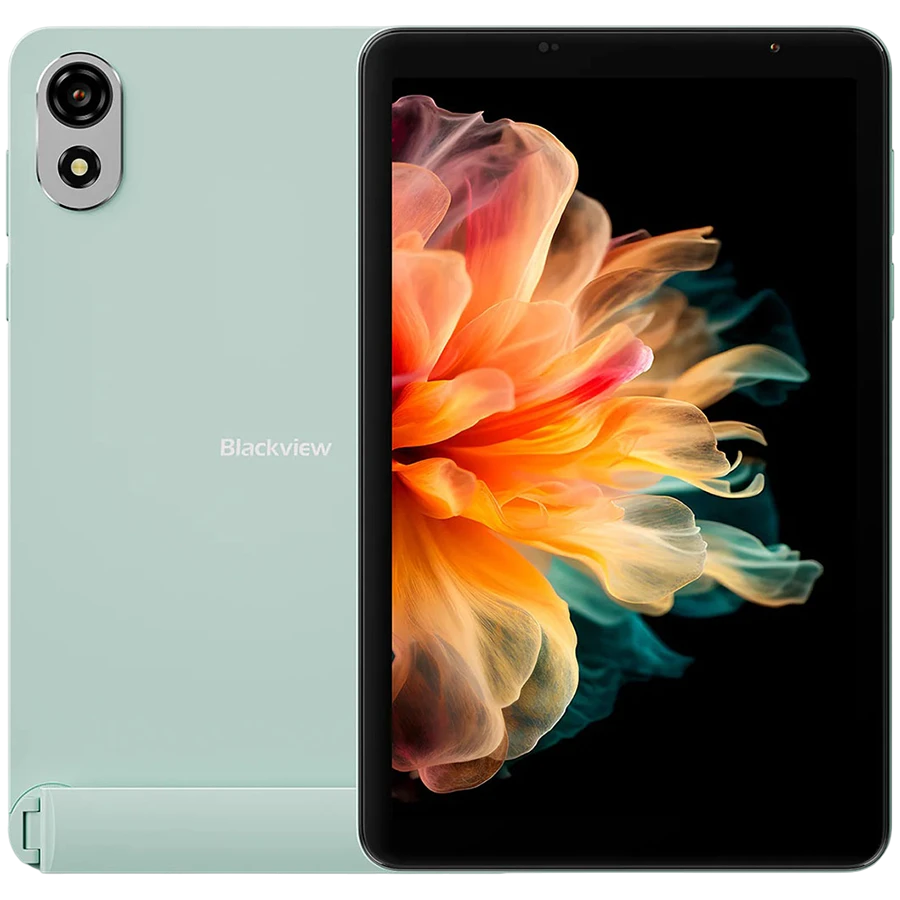 Blackview Zeno 1 LTE 6GB/256GB 8-inch HD IPS 800x1280 90Hz Unisoc T615 Octa-core 1.6GHz 8MP Front/8MP Back Camera Battery 6000mAh No Charger Type-C L1 NetflixHD TUV Android 15 Jungle Green