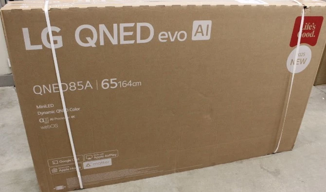 SALE OUT. LG 65QNED85A3C 65" (165 cm) 4K Smart TV | LG 4K QNED MiniLED TV | 65QNED85A3C | 65 | Smart TV | webOS 25 | 4K UHD | DAMAGED PACKAGING