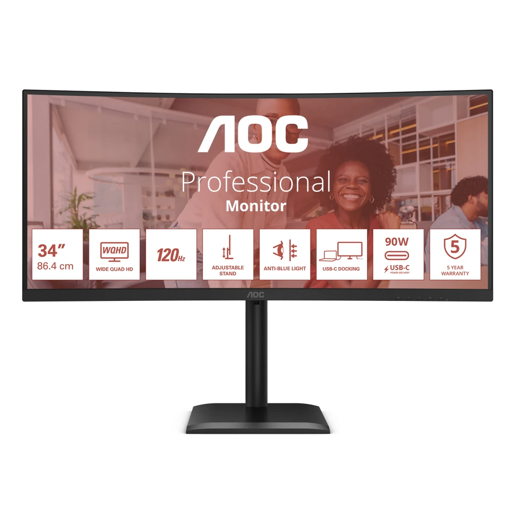 AOC CU34E4CV 34inch UWQHD VA 120Hz 21:9