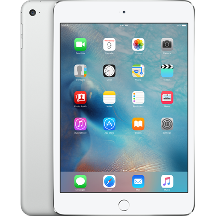 Apple iPad Mini 4 7.9 &quot;, Silver, 2048 x 1536 pixels, 2 GB, 128 GB, Wi-Fi, 4G, Bluetooth, 4.2, iOS, 9.0, Warranty 12 month(s)