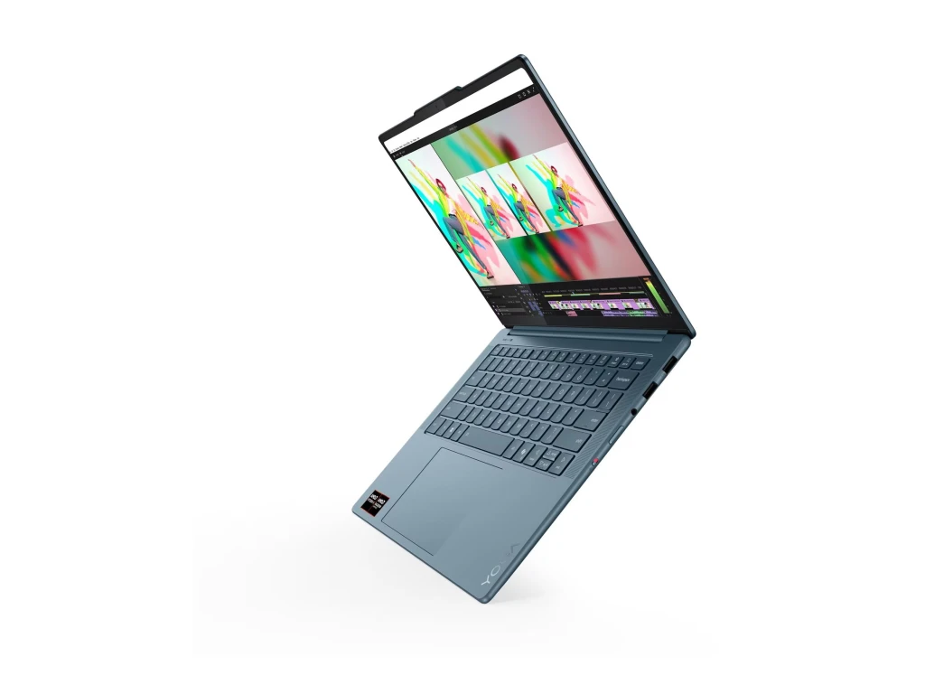 Lenovo Yoga Pro 7 14AKP10 | Tidal Teal | 14.5 " | OLED | 3K | 2944 x 1840 pixels | Glossy | AMD Ryzen AI 7 | 350 | 32 GB | Soldered LPDDR5x | Solid-state drive capacity 1000 GB | AMD Radeon 860M Graphics | Windows 11 Home | 802.11be | Bluetooth version 5.4 | Keyboard language English | Keyboard backlit | Warranty 24 month(s) | Battery warranty 12 m