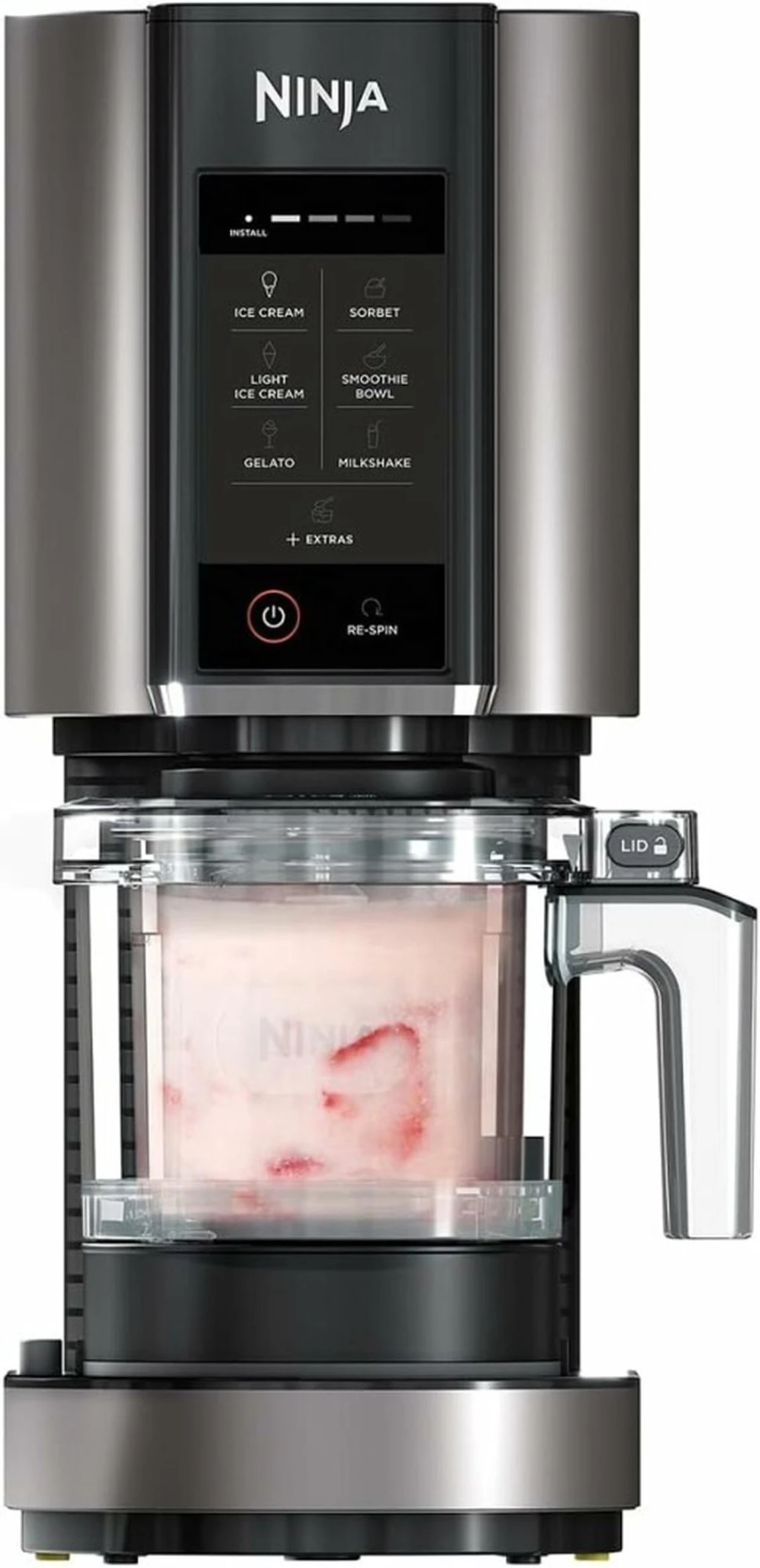 NINJA | Ice Cream Maker | NC300EU | Power 800 W | Capacity 3 x 0.473 L | Black/Grey