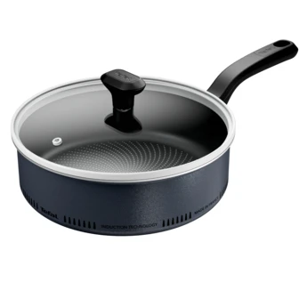 TEFAL Pot | H0563242 | 24 cm | Titanium | Grey | Lid included