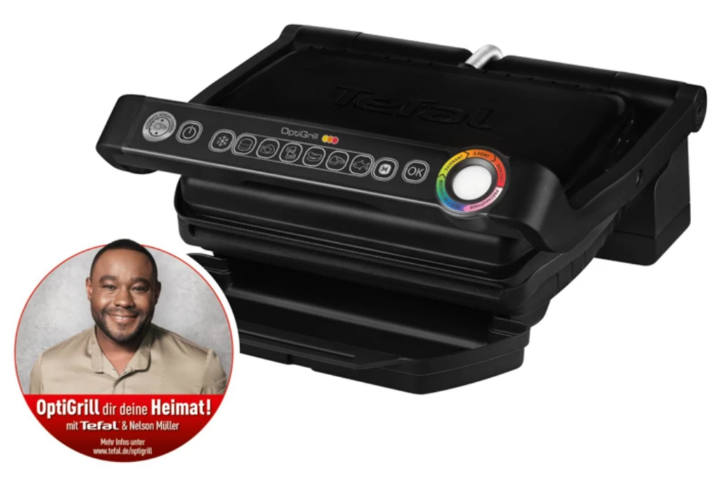 TEFAL | OptiGrill GC7058 | Contact | 2000 W | Black