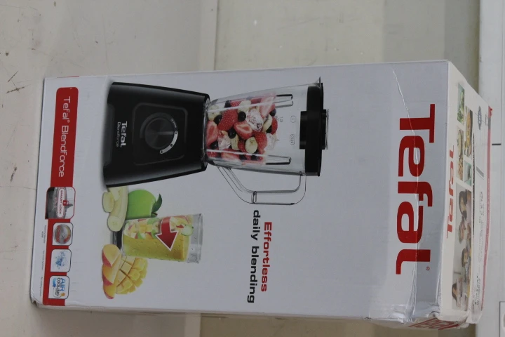 SALE OUT. TEFAL BL420838 Blender, BlendForce, Power 600W, Black | TEFAL Blender | BL420838 BlendForce | Tabletop | 600 W | Jar material Plastic | Jar capacity 1.25 L | Ice crushing | Black | DAMAGED PACKAGING