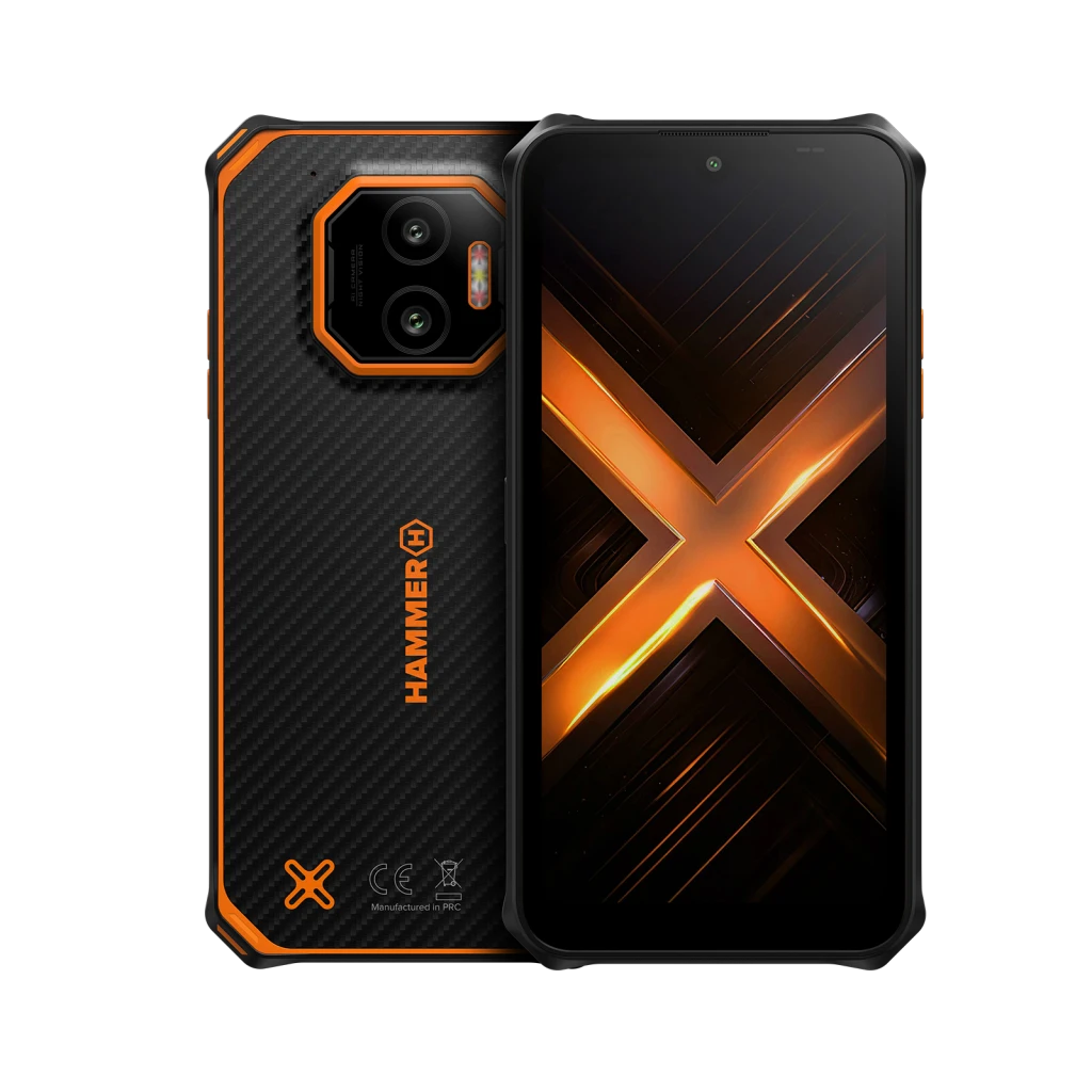 Hammer Energy X2 | Black/Orange | 6.1 " | IPS | 1560 x 720 pixels | Mediatek | Dimensity 6300 | Internal RAM 6 GB | 128 GB | microSD | Dual SIM | 4G | 5G | Main camera resolution 50 MP | Android | 15 | 5000 mAh