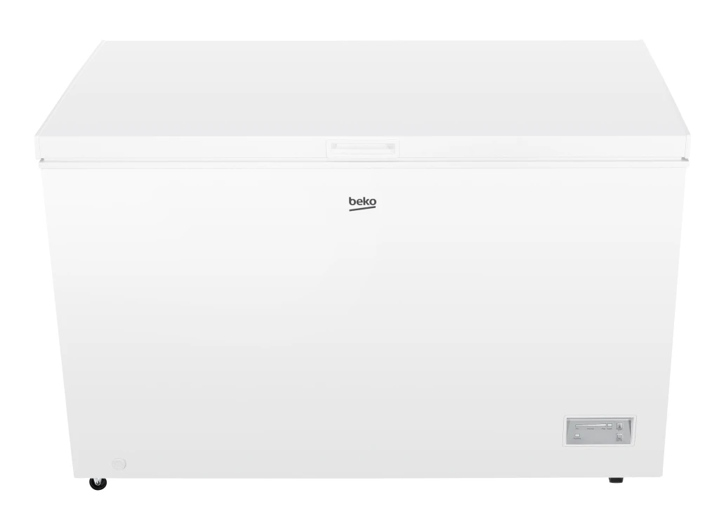 BEKO Freezer | CF380EWN | Energy efficiency class E | Chest | Free standing | Height 85 cm | Total net capacity 371 L | White