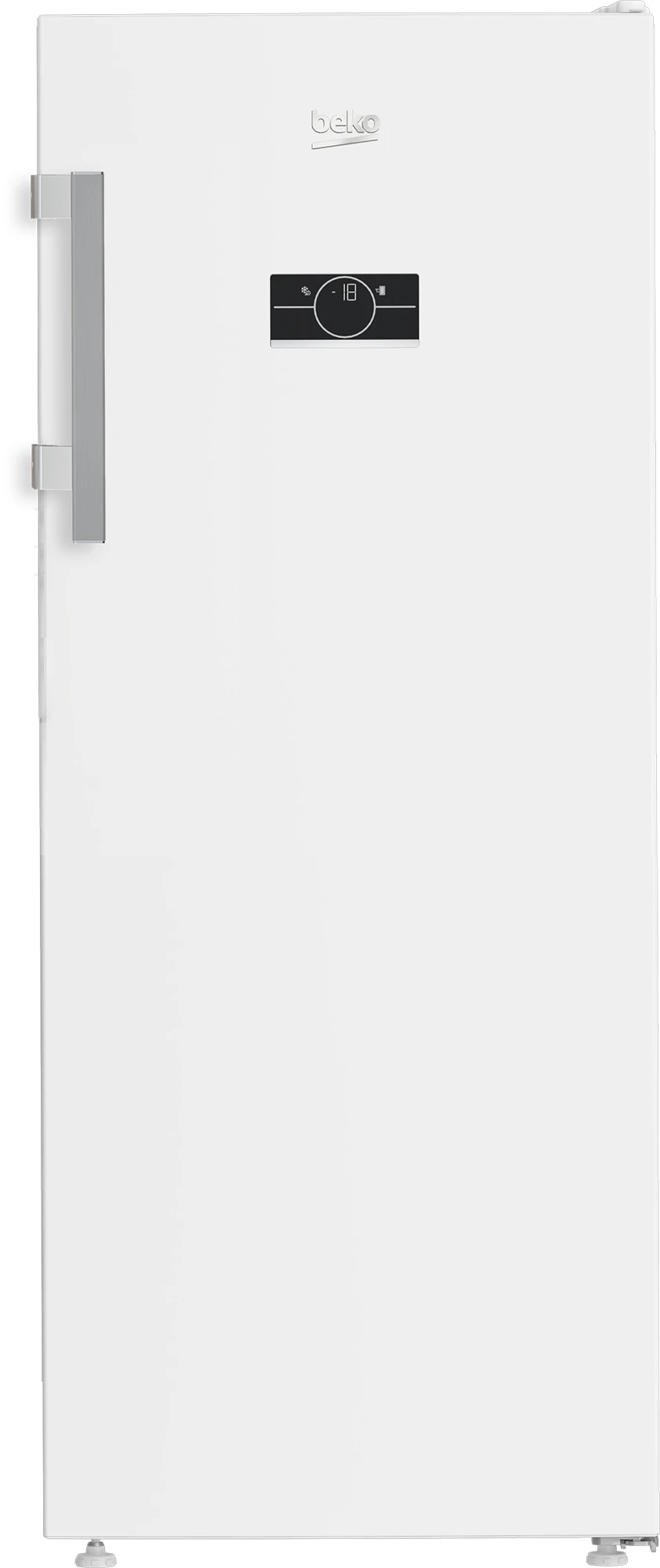 BEKO Freezer | B5RFNE274W | Energy efficiency class E | Upright | Free standing | Height 151.5 cm | Total net capacity 220 L | No Frost system | White