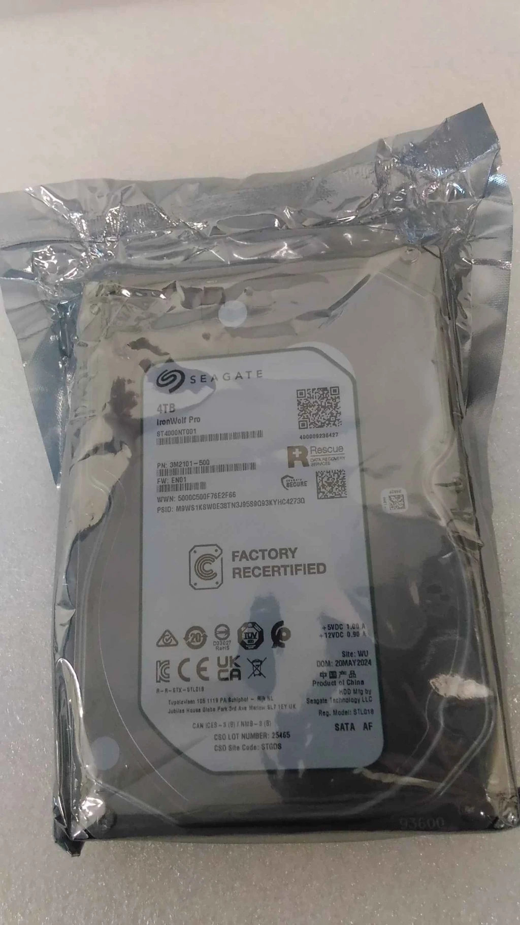 SALE OUT. SEAGATE Seagate IronWolf Pro ST4000NT001 4TB 7200 RPM 256MB Cache SATA 6.0Gb/s 3.5" Internal Hard Drive | Seagate ST4000NT001 | 7200 RPM | 4000 GB | REFURBISHED