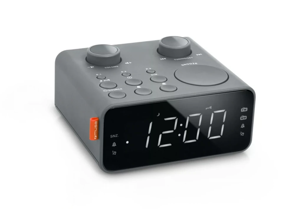 Muse Dual Alarm Clock Radio | M-17 LG | Alarm function | AUX in