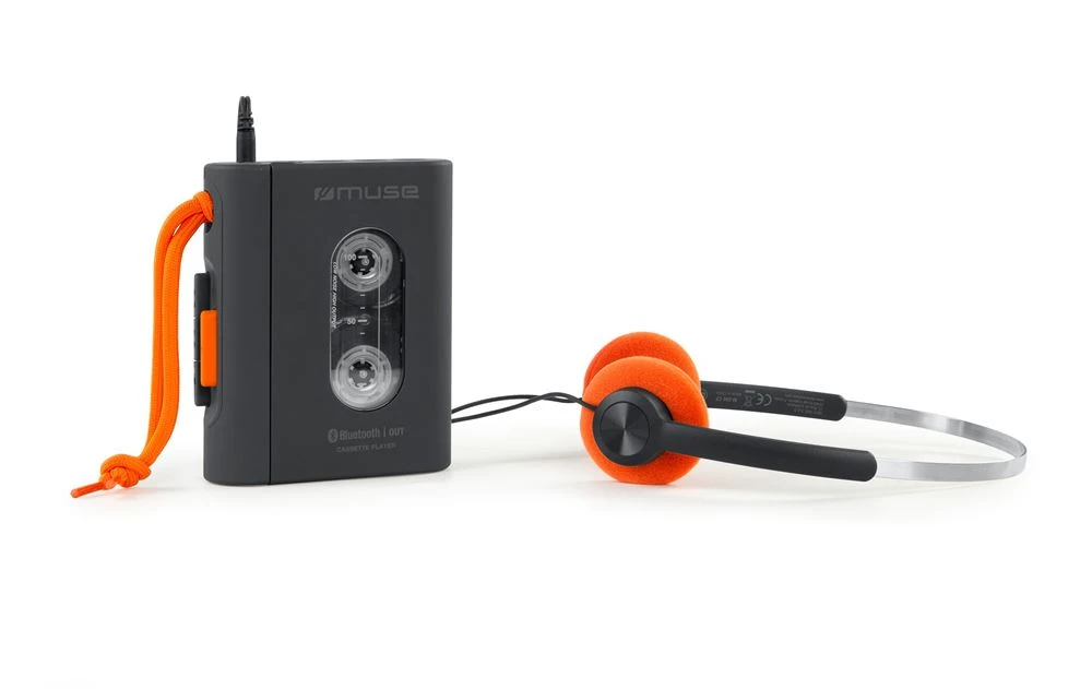 Muse | Portable Cassette Player With Headphones | M-136 WM | Bluetooth | USB connectivity
