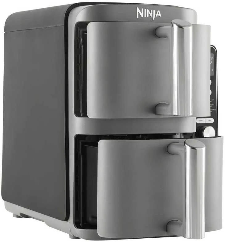 NINJA Double Stack XL Air Fryer | SL400EU | Power 2470 W | Capacity 9.5 L | Black/Grey