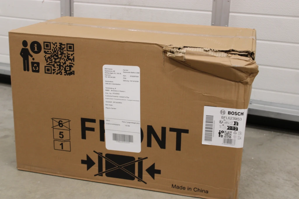 SALE OUT. Bosch BFL623MS3 Microwave Oven, Built-in, 800W, 20L, Stainless steel | Bosch Microwave Oven | BFL623MS3 | Built-in | 20 L | 800 W | Stainless steel | DAMAGED PACKAGING