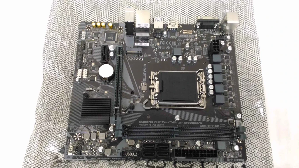 SALE OUT. GIGABYTE M/B H610M H V3 DDR4 1.0 | Gigabyte H610M H V3 DDR4 | Processor family Intel | Processor socket LGA1700 | DDR4 DIMM | Supported hard disk drive interfaces M.2, SATA | Number of SATA connectors 4 | USED, REFURBISHED