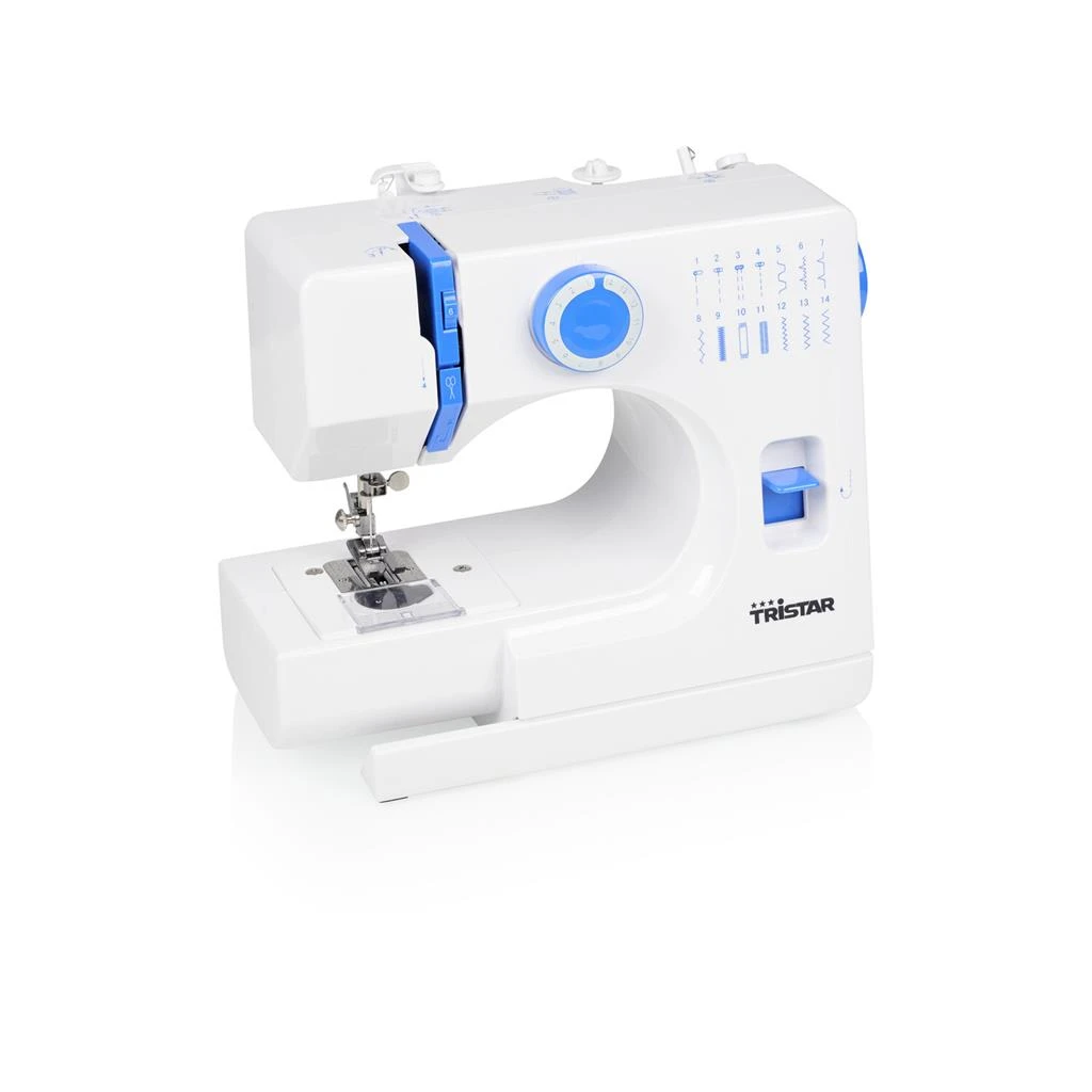 Tristar | Sewing machine | SM-6003 | Number of stitches 14 | Number of buttonholes 1 | White/Blue