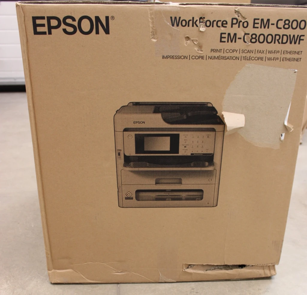 SALE OUT. Epson WorkForce Pro EM-C800RDWF | Epson WorkForce Pro EM-C800RDWF | Inkjet | Colour | 4-in-1 | A4 | Wi-Fi | DAMAGED PACKAGING
