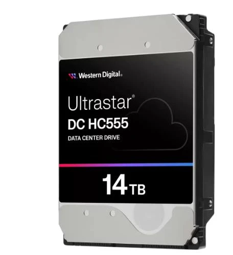 HDD|WESTERN DIGITAL ULTRASTAR|Ultrastar DC HC555|14TB|512 MB|7200 rpm|3,5"|0B48721