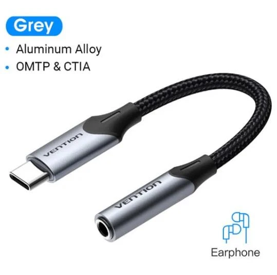 ADAPTER USB-C TO AUDIO 3.5MM/0.1M BGJHA VENTION