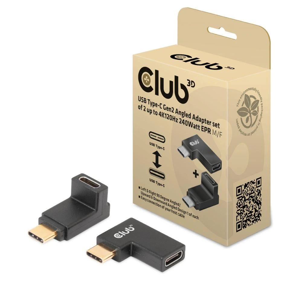 I/O ADAPTER USB-C ANGLED SET/CAC-1528 CLUB3D