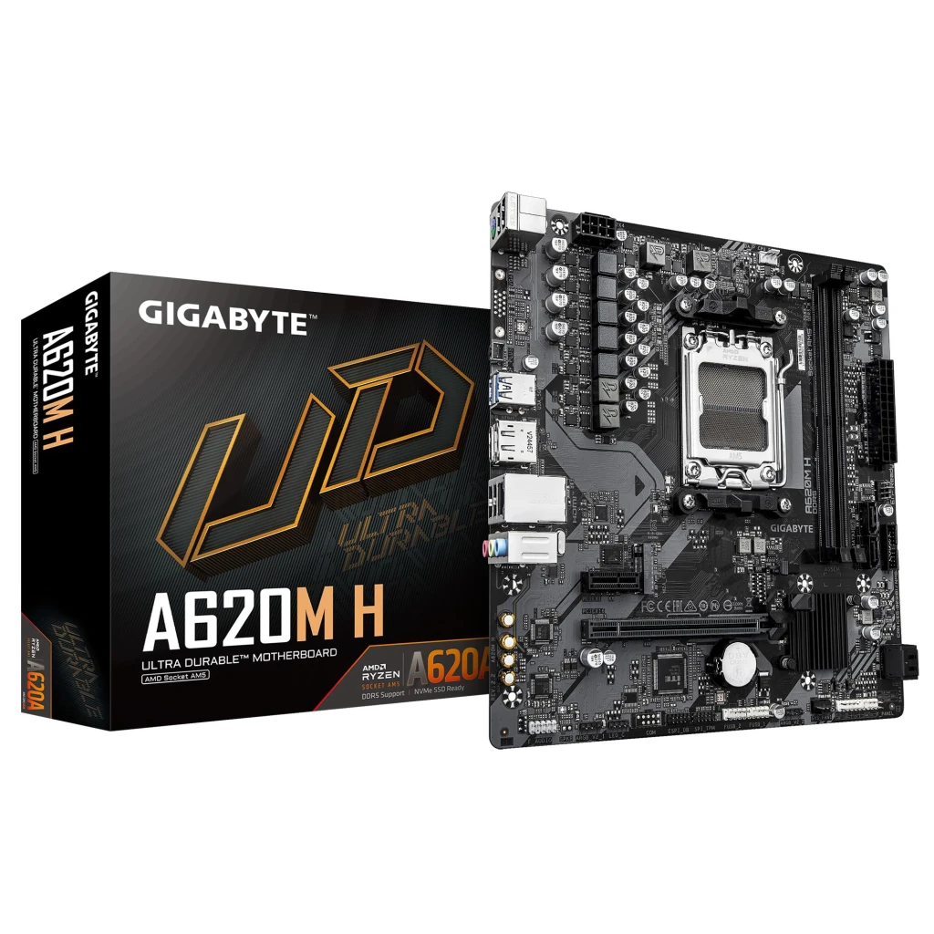 Mainboard|GIGABYTE|AMD A620A|SAM5|Micro-ATX|Memory DDR5|Memory slots 2|A620MH2.2
