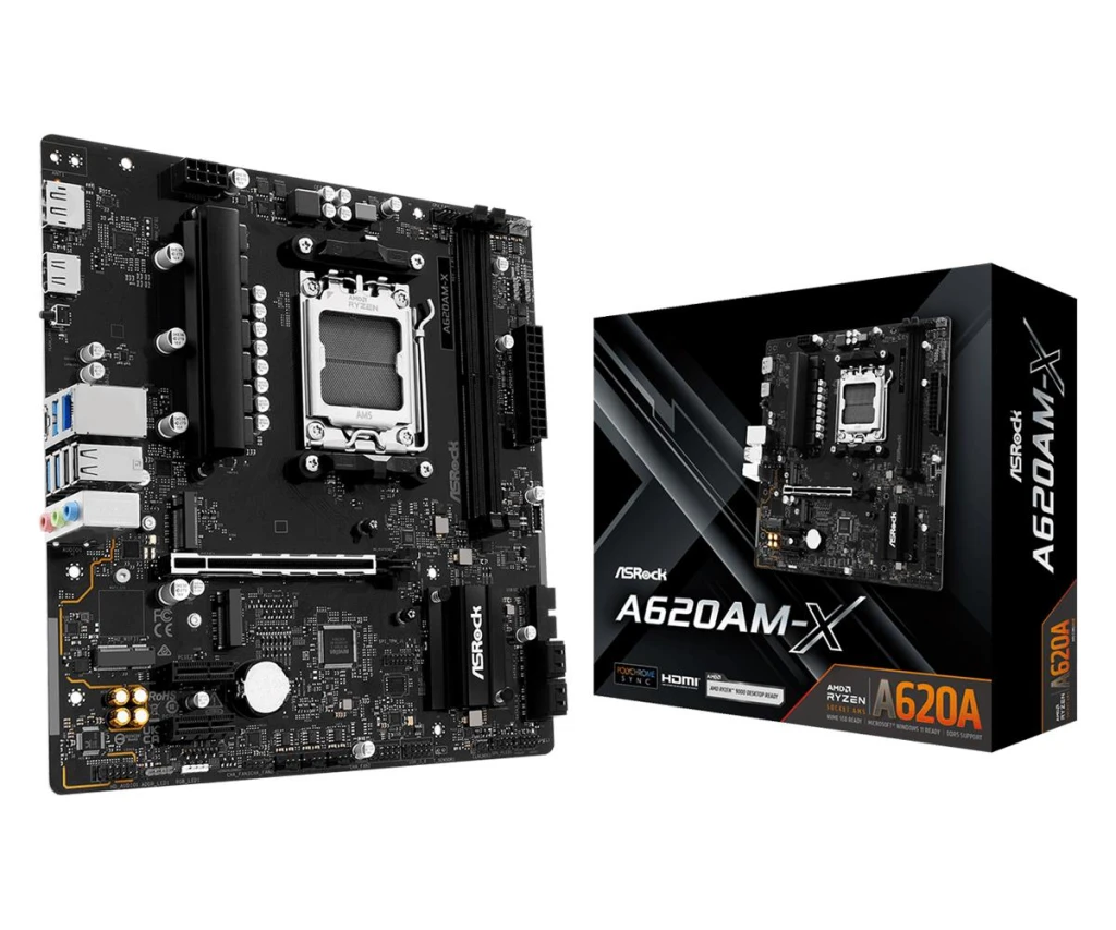Mainboard|ASROCK|AMD A620A|SAM5|Micro-ATX|Memory DDR5|Memory slots 2|A620AM-X