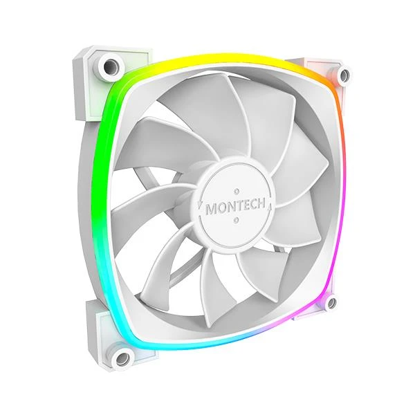 CASE FAN 120MM/RX120 PWM WHITE MONTECH