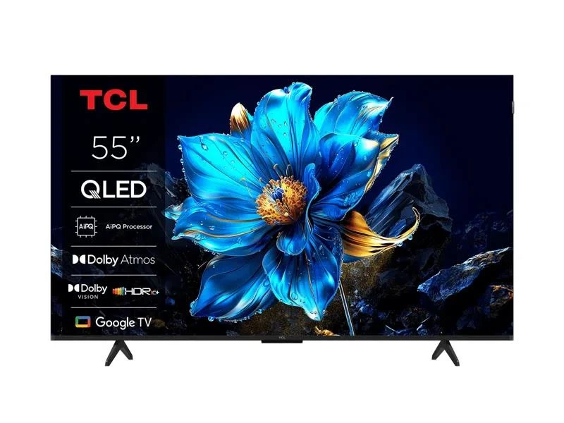 TCL T69C 55T69C teler 139,7 cm (55") 4K Ultra HD Nutiteleri funktsioon WiFi Metallik 350 cd/m²