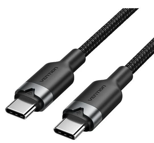 CABLE USB-C TO USB-C/2M BLACK TRDBH VENTION
