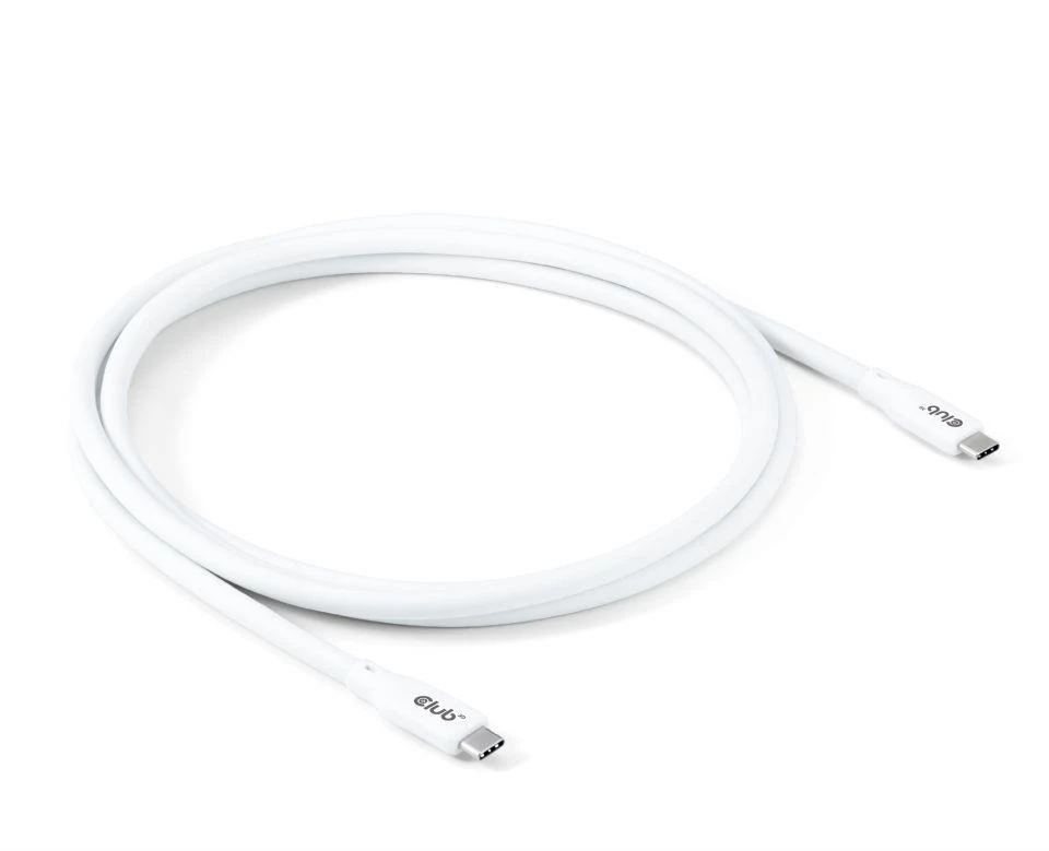 CABLE USB-C TO USB-C 2M/M/M WHITE CAC-3001 CLUB3D