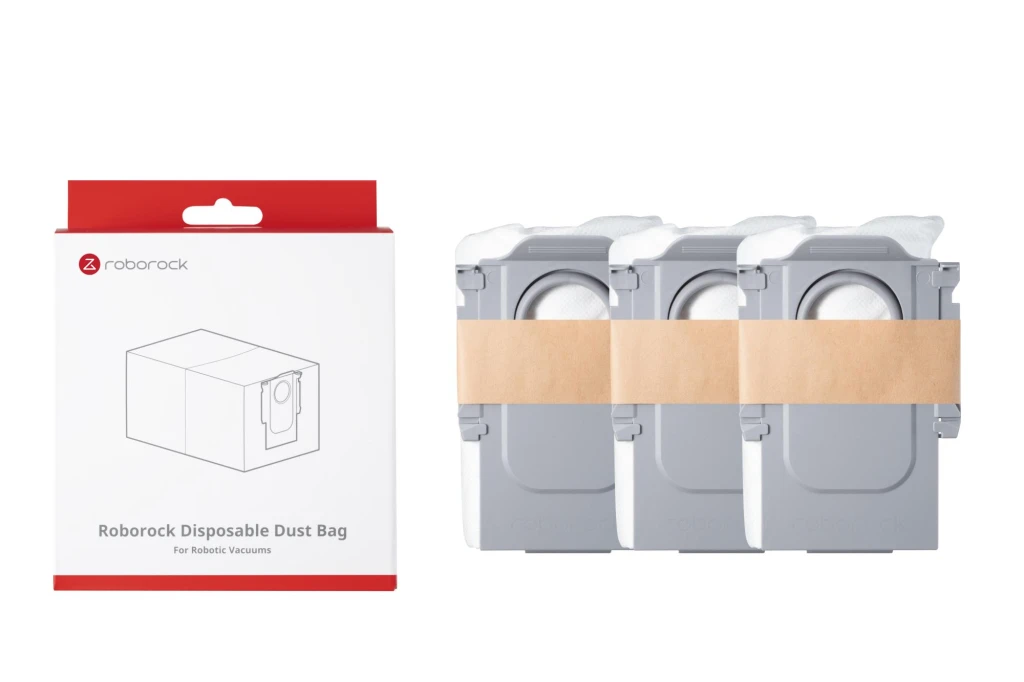 Vacuum Cleaner Accessory|ROBOROCK|Disposable Dust bag|For Qrevo/Qrevo MaxV/S8 MaxV Ultra/Qrevo S/Qrevo Pro/Qrevo Plus/Qrevo Curv/Qrevo Edge/Saros 10R/Saros Z70/Saros 10/Vivian S/Vivian SC/QR 798/Qrevo 5AE/Qrevo Curv 5A1/Qrevo Edge 5V1/QR 798/Qrevo Curv 2 Pro/Qrevo C Pro/Qrevo Curv 2 Flow/Saros 20R|8.02.0454
