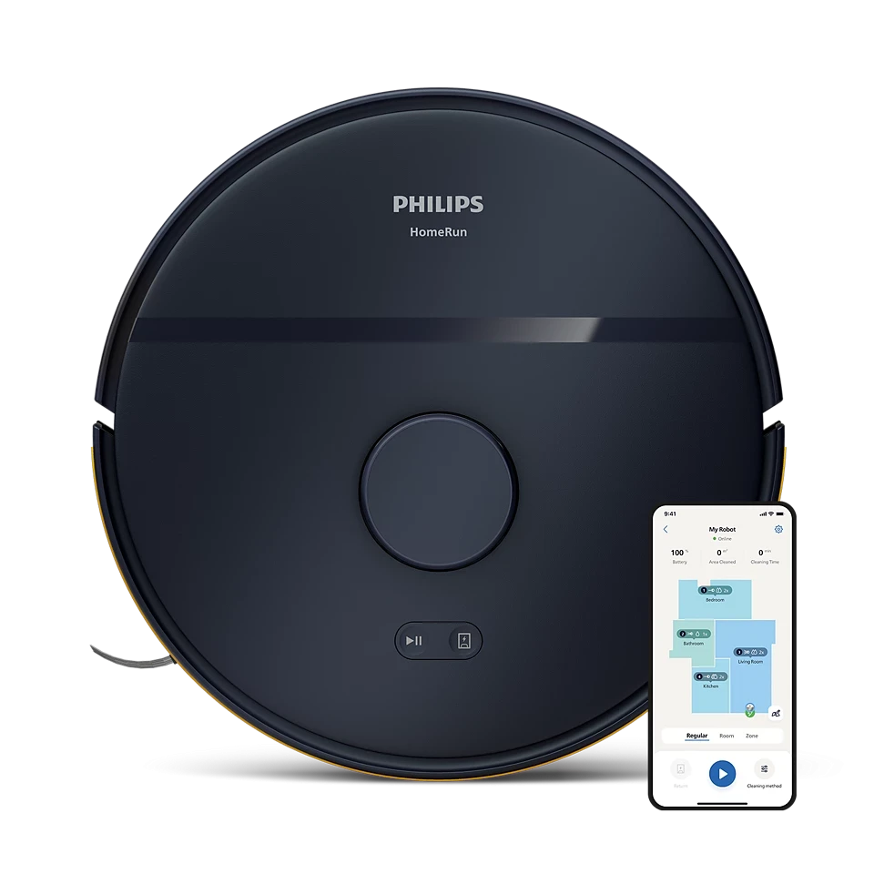 Philips | Robot Vacuum Cleaner | XU2000/10 2000 series | Wet&Dry | Operating time (max) 130 min | Lithium-ion | 2600 mAh | Dust capacity 0.38 L | 2700 Pa | Dark Blue