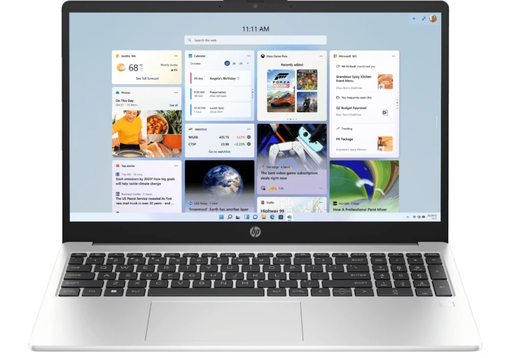 HP 250 | G10 | Silver | 15.6 " | IPS | FHD | 1920 x 1080 pixels | Anti-glare | Intel Core i7 | i7-1355U | 16 GB | DDR4 | Solid-state drive capacity 512 GB | Intel Iris Xe Graphics | Windows 11 Pro | Bluetooth version 5.3 | Keyboard language English | Warranty 12 month(s)