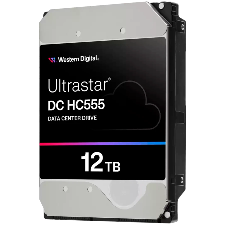 HDD Server WD Ultrastar DC HC555 12TB 512e SE, 3.5", 512MB, 7200 RPM, SATA, NP3, SKU: 0B48720