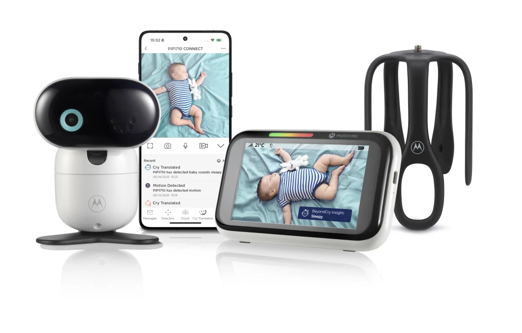 Motorola 5" Monitor With AI and Stargrip | PIP1710 Connect