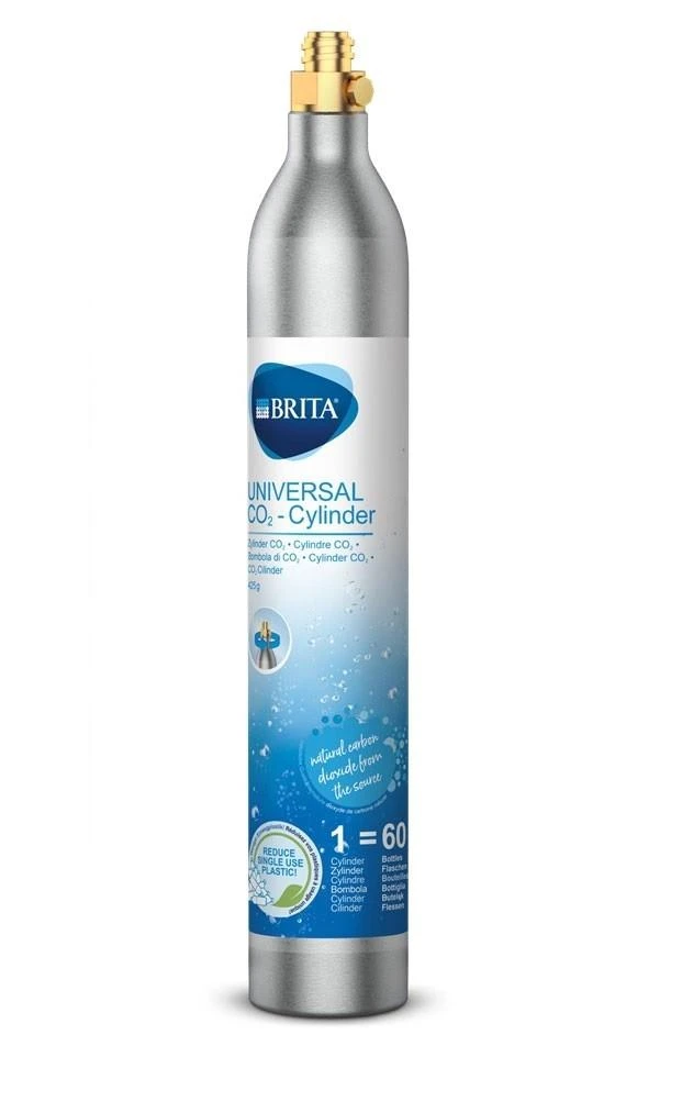 Brita | SodaOne CO2 carbon dioxide cylinder, 425 g, 60l | Sparkling Water Maker