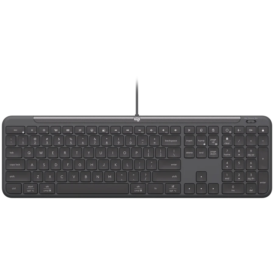 LOGITECH WIRED KB K620 FOR BUSINESS  - GRAPHITE - PAN - USB  - NORDIC-613 - USB-C K620B