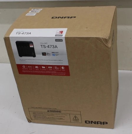 SALE OUT. QNAP TS-473A-8G, 4-bay NAS, AMD Ryzen V1000 series V1500B 4C/8T 2.2GHz, 8GB DDR4 RAM | QNAP 4-Bay QTS and QuTS hero NAS | TS-473A-8G | Up to 4 HDD/SSD Hot-Swap | AMD Ryzen | Ryzen V1500B Quad-Core | Processor frequency 2.2 GHz | 8 GB | DDR4 | DAMAGED PACKAGING