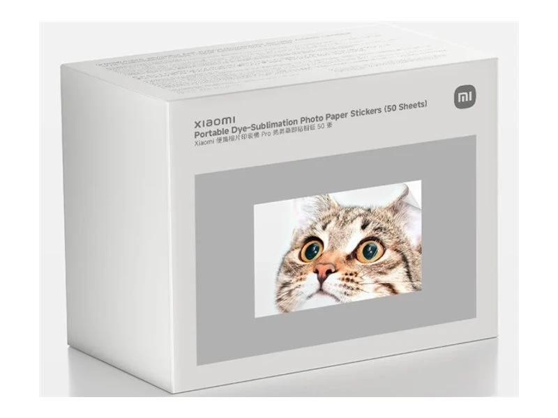 Xiaomi Portable Dye-Sublimation Photo Paper Stickers (50 Sheets) | Xiaomi
