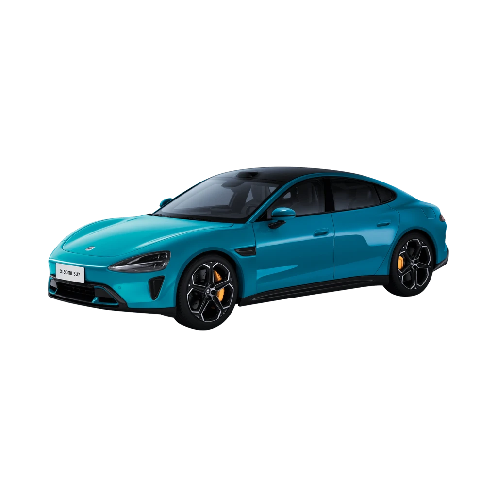 Xiaomi SU7 1:18 Die-cast Model Car | Aqua Blue | Zinc alloy, ABS, SAN and PVC