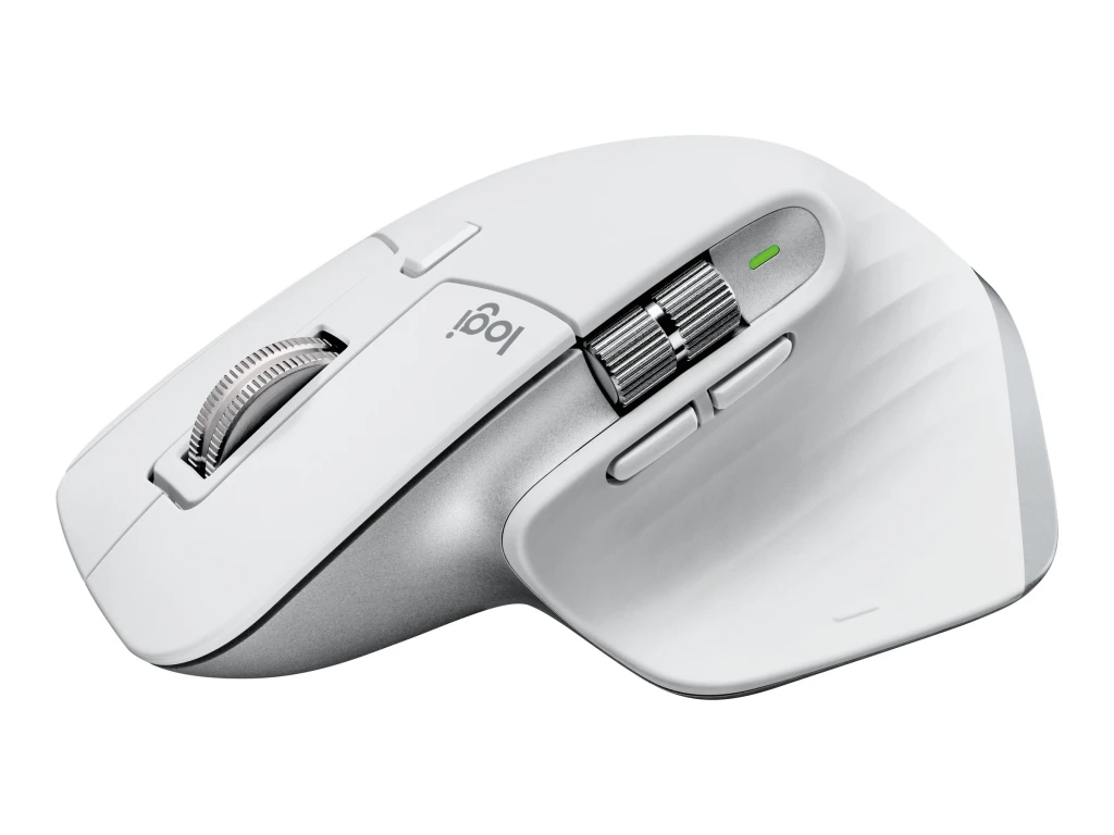 Logitech Mouse | MX MASTER 3S | Wireless | Bluetooth, 2.4GHz | Pale Gray