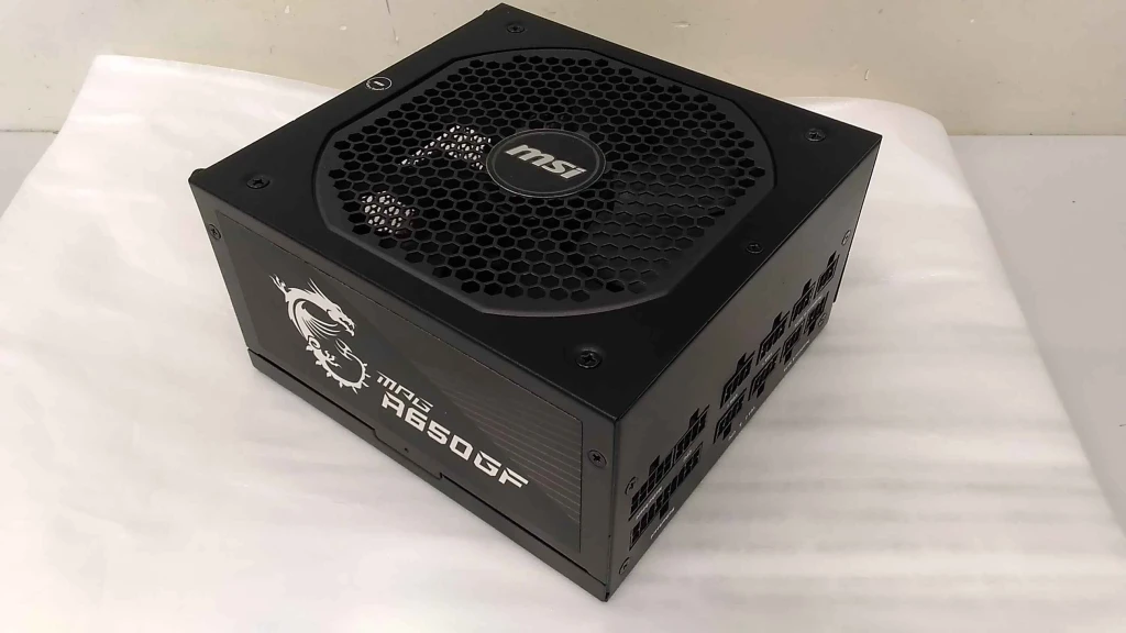 SALE OUT. MSI MPG A650GF, 650W | MSI MPG PSU | A650GF | USED, REFURBISHED, WITHOUT ORIGINAL PACKAGING AND MANUALS | 650 W