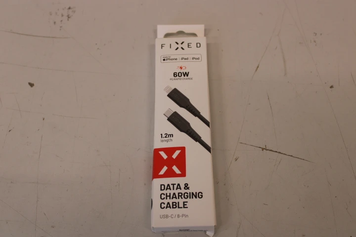 SALE OUT. FIXED Liquid Silicone Cable USB-C/Lightning, 1,2m, black | Fixed | Liquid Silicone Cable USB-C/Lightning, 1.2m | FIXDLS-CL12-BK | Black | DAMAGED PACKAGING, DEMO
